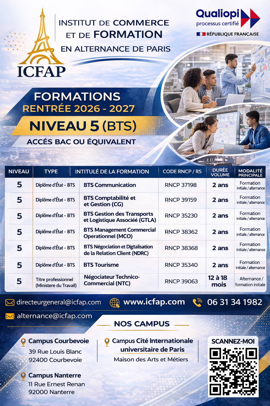 AFFICHE 2026-2027 NIVEAU 5