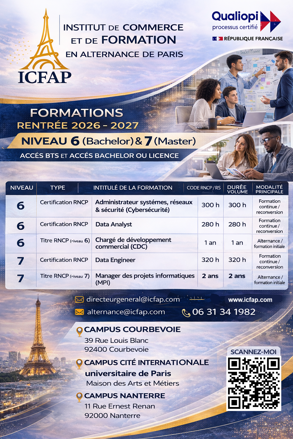 AFFICHE 2026-2027 NIVEAU 6 & 7